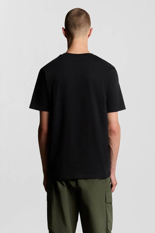 Lyle & Scott Zwarte Logo Adelaar T-shirt Lente Collectie Black Heren - Foto 5