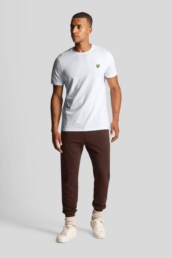 Lyle & Scott Luxe T-Shirt Organisch Katoen Regular Fit White Heren - Foto 2