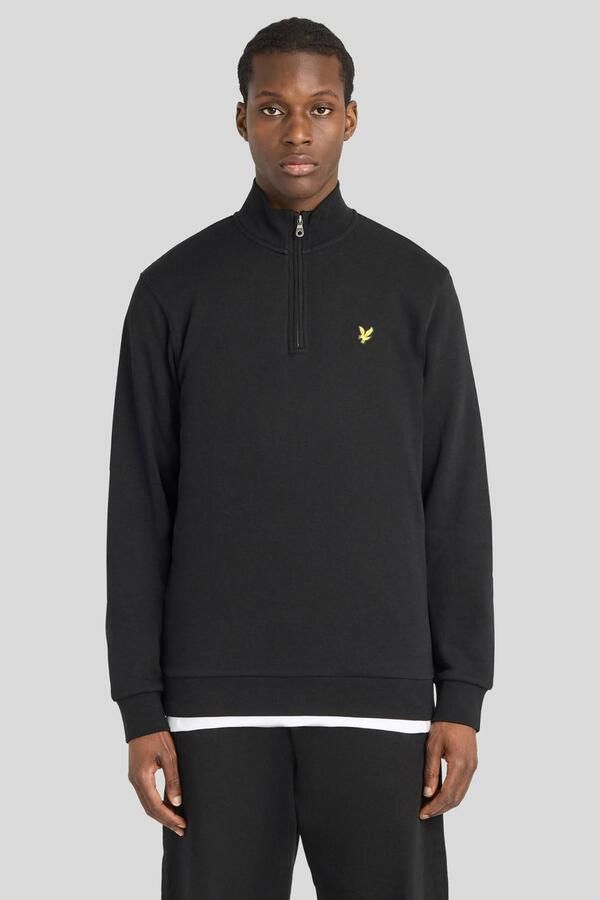 Lyle & Scott Sweaters Lyle & Scott ML2022V LOOPBACK QUARTER ZIP SWEAT-Z865 JET BLACK - Foto 5