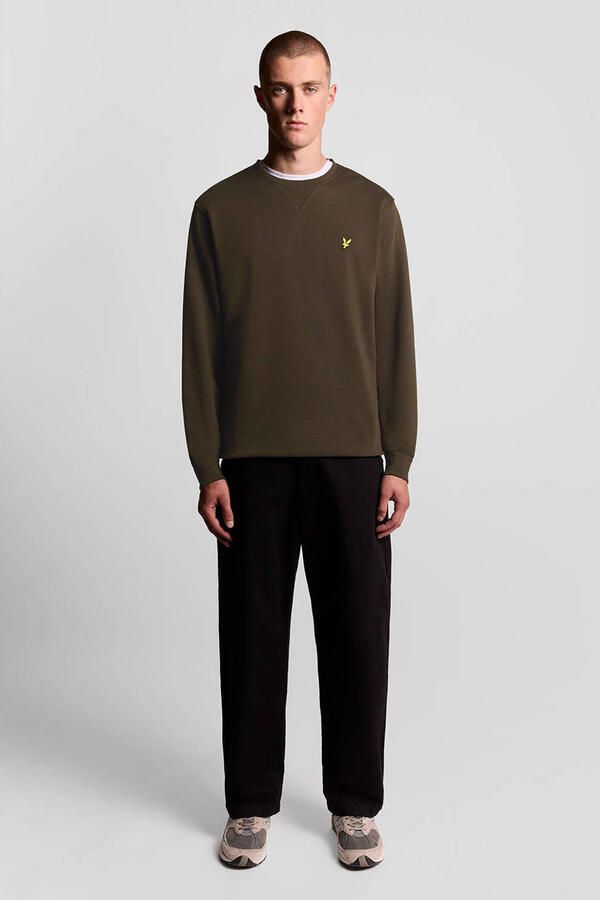 Lyle & Scott Olijfgroene Trui Klassieke en tijdloze stijl Green Heren - Foto 7