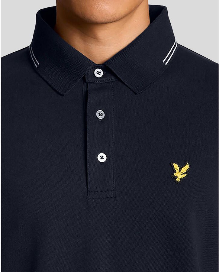 Lyle & Scott regular polo donkerblauw - Foto 2