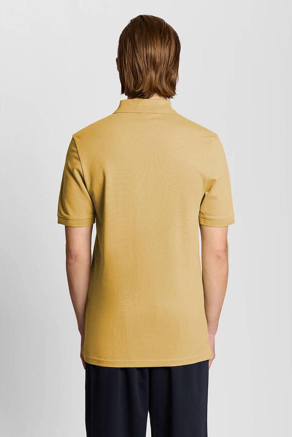 LYLE & SCOTT Heren Polo's & T-shirts Plain Polo Shirt Perzik - Foto 7