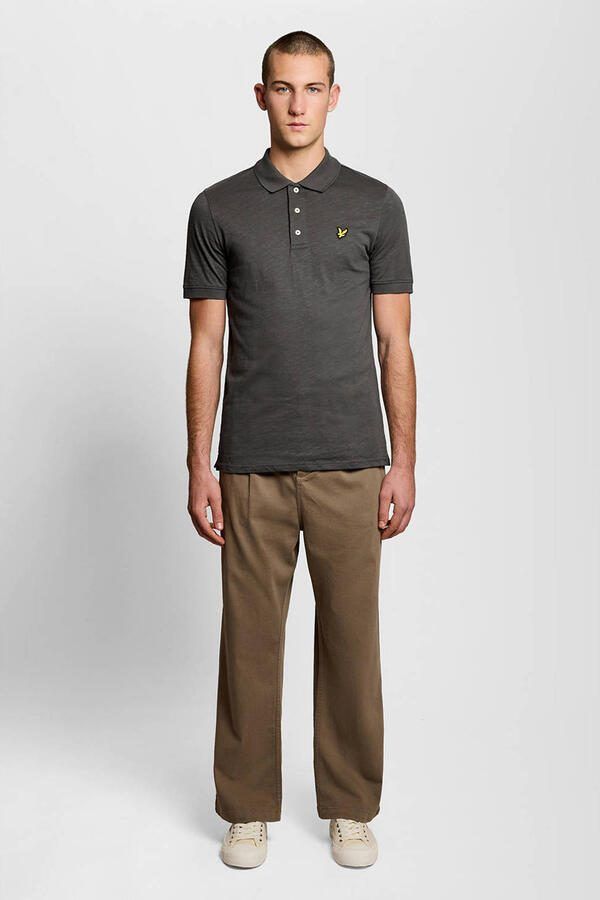 Lyle & Scott regular polo grijs - Foto 3