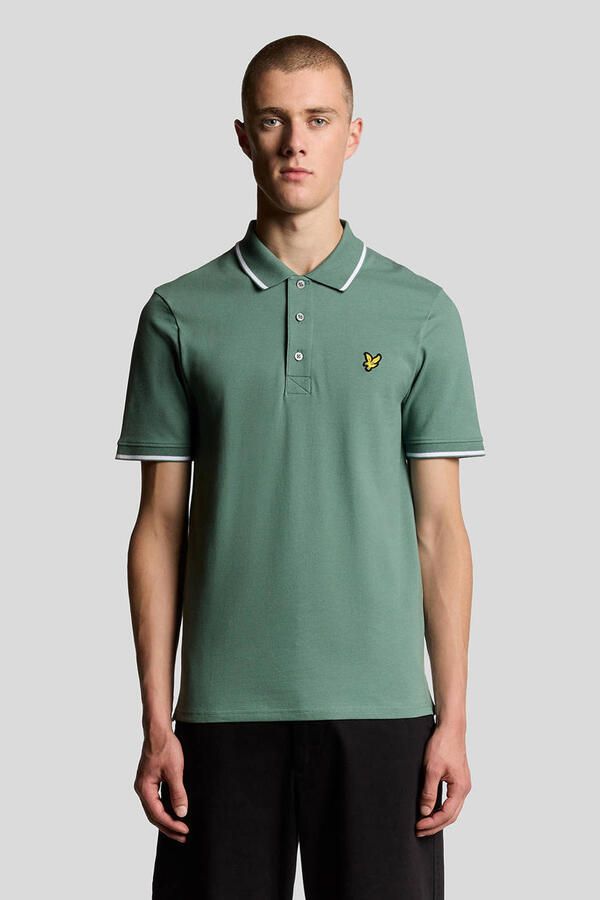 Lyle & Scott Polo Shirt Korte Mouw Lyle & Scott Getipt poloshirt - Foto 2