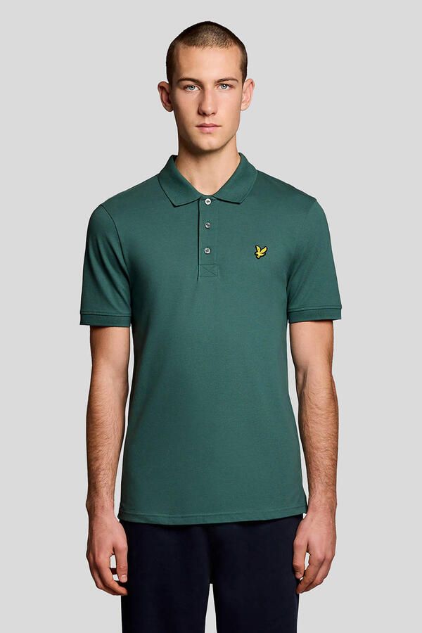 Lyle & Scott T-shirt Lyle & Scott Poloshirt Everglade Groen - Foto 5