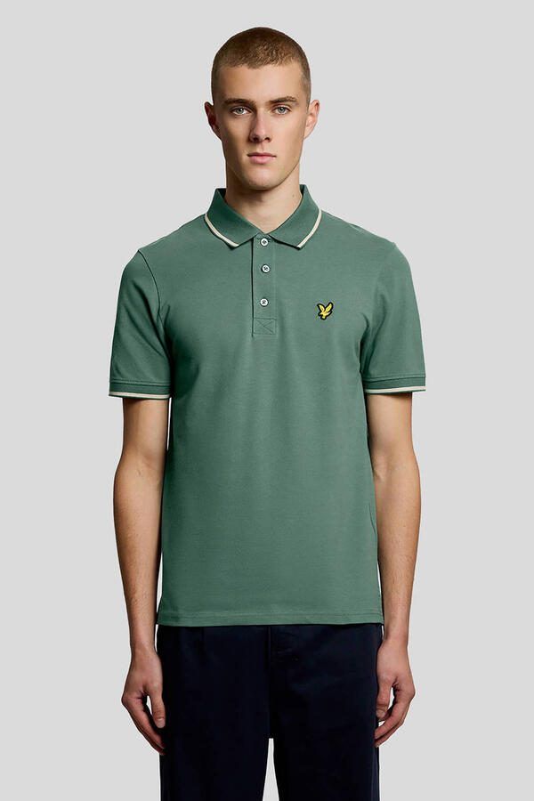 Lyle & Scott regular polo groen