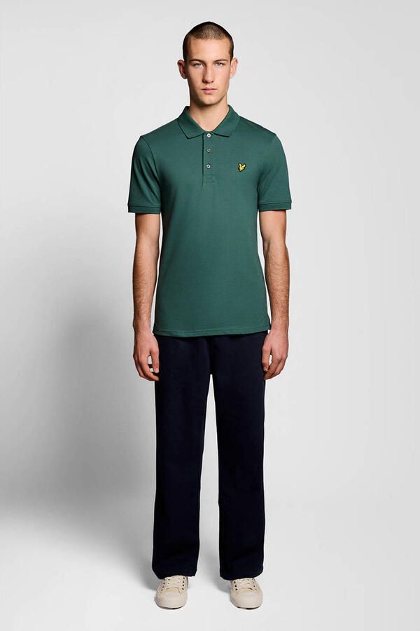 Lyle & Scott T-shirt Lyle & Scott Poloshirt Everglade Groen - Foto 6