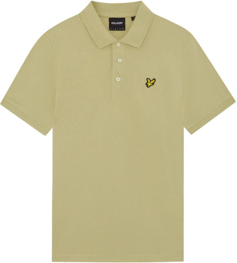 Lyle & Scott Polo Shirt Korte Mouw Lyle & Scott Poloshirt Herb Groen