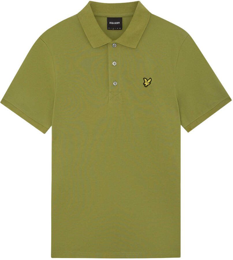Lyle & Scott regular polo olijfgroen