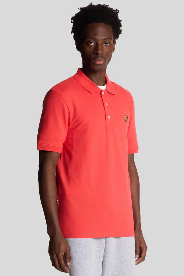 Lyle & Scott regular polo rood