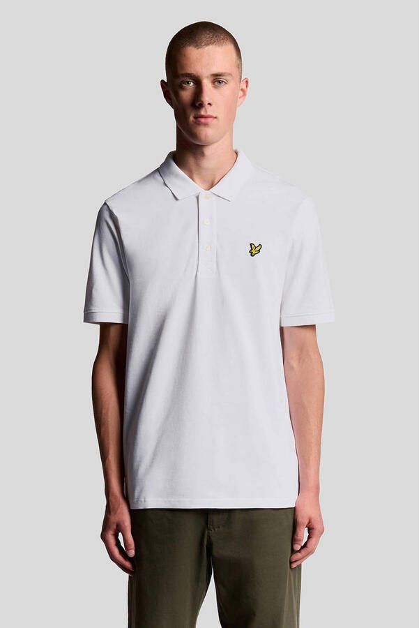 Lyle & Scott Polo Shirt Korte Mouw Lyle & Scott Effen poloshirt van biologisch katoen - Foto 6