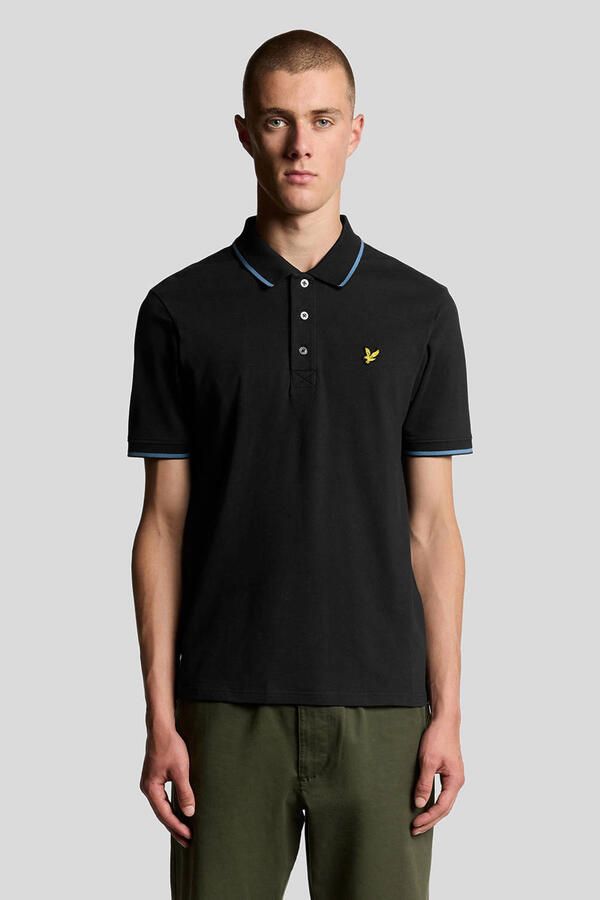 Lyle & Scott Polo Shirt Korte Mouw Lyle & Scott Getipt poloshirt - Foto 2