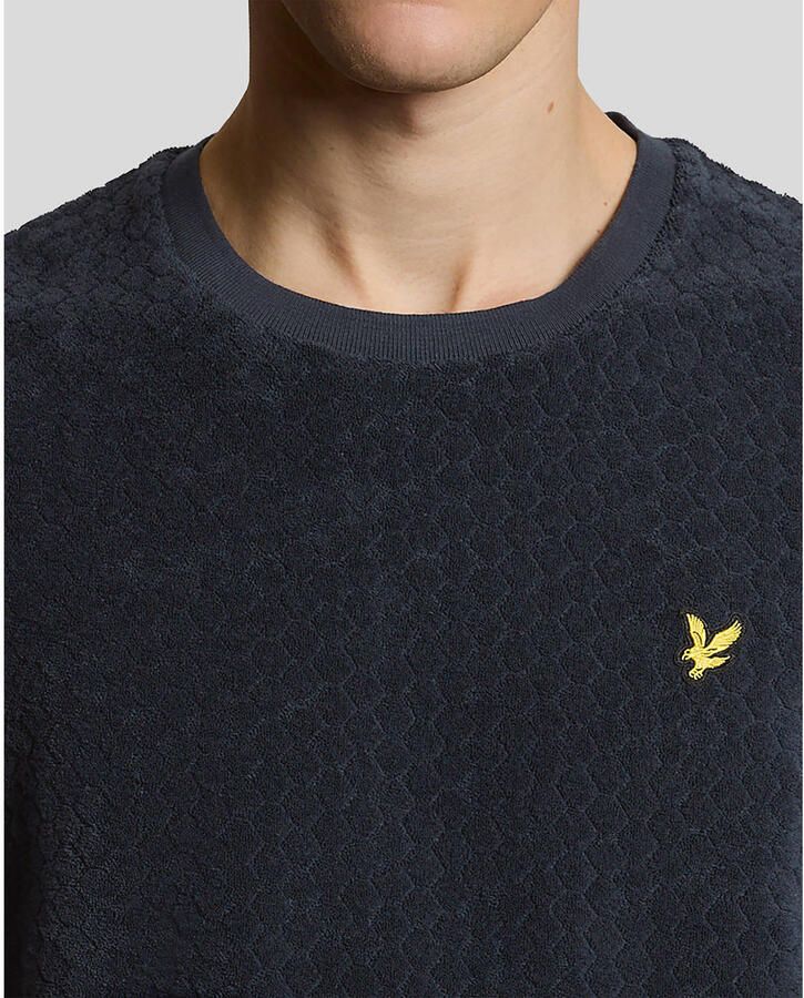 Lyle & Scott regular T-shirt donkerblauw - Foto 2