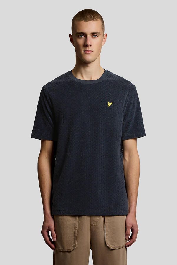 Lyle & Scott regular T-shirt donkerblauw