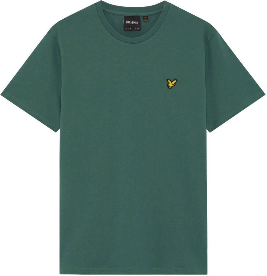 LYLE & SCOTT Heren Polo's & T-shirts Plain T-shirt Groen - Foto 5