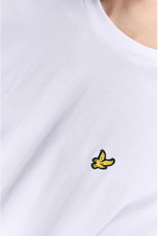 Lyle & Scott Oversized T-Shirt White Heren - Foto 2