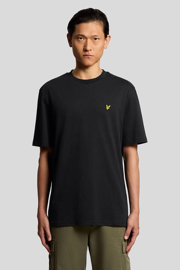 Lyle & Scott regular T-shirt zwart