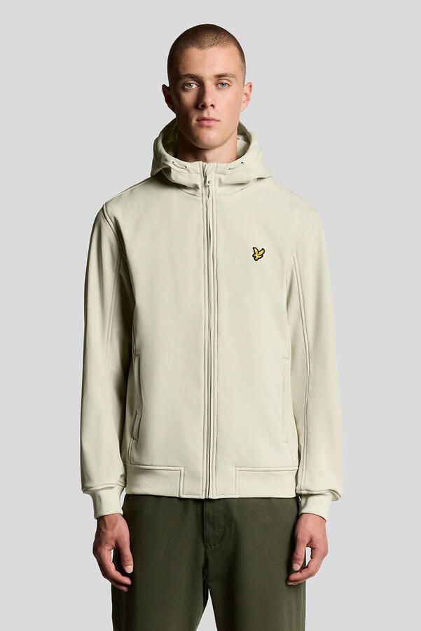 Lyle & Scott Sweater Lyle & Scott JK2110V FLEECE BACK SOFTSHELL-X865 GREY TAUPE - Foto 2