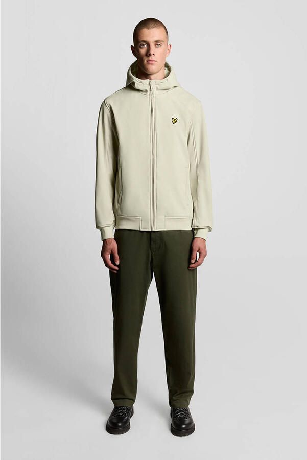 Lyle & Scott Sweater Lyle & Scott JK2110V FLEECE BACK SOFTSHELL-X865 GREY TAUPE