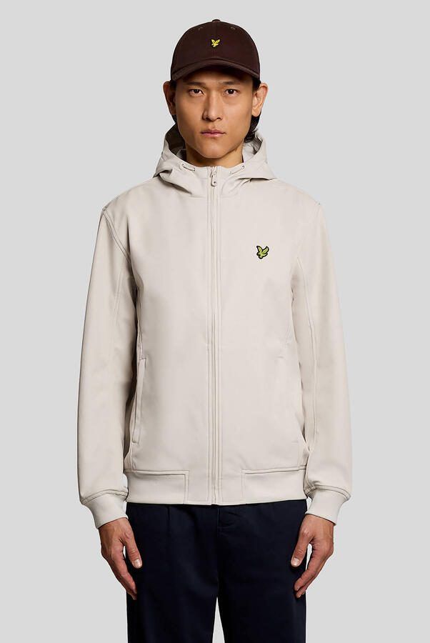 LYLE & SCOTT Heren Jassen Mesh Back Softshell Jacket Beige - Foto 5