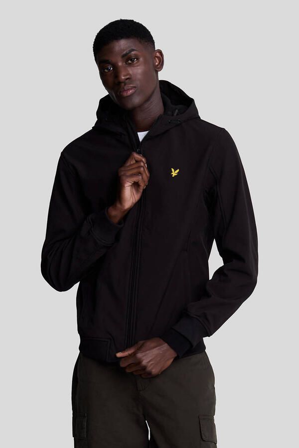 Lyle & Scott Sweater Lyle & Scott JK2110V FLEECE BACK SOFTSHELL-Z865 JET BLACK - Foto 2