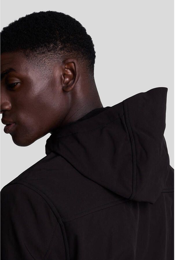 Lyle & Scott Sweater Lyle & Scott JK2110V FLEECE BACK SOFTSHELL-Z865 JET BLACK