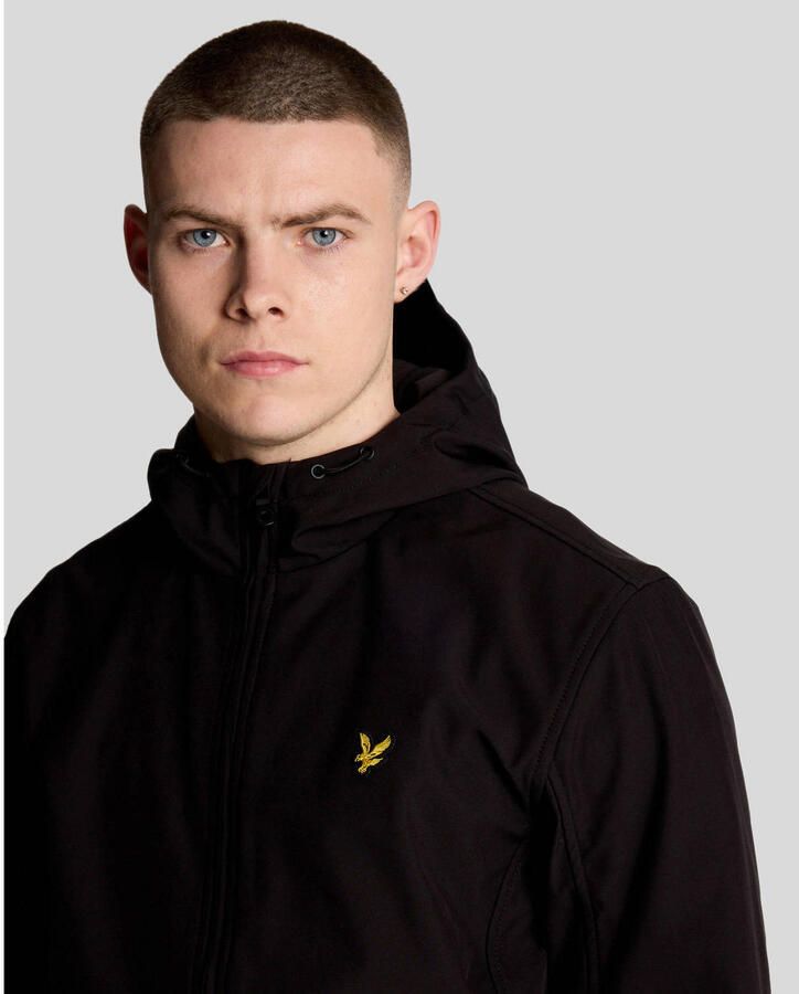 LYLE & SCOTT Heren Jassen Mesh Back Softshell Jacket Zwart - Foto 7