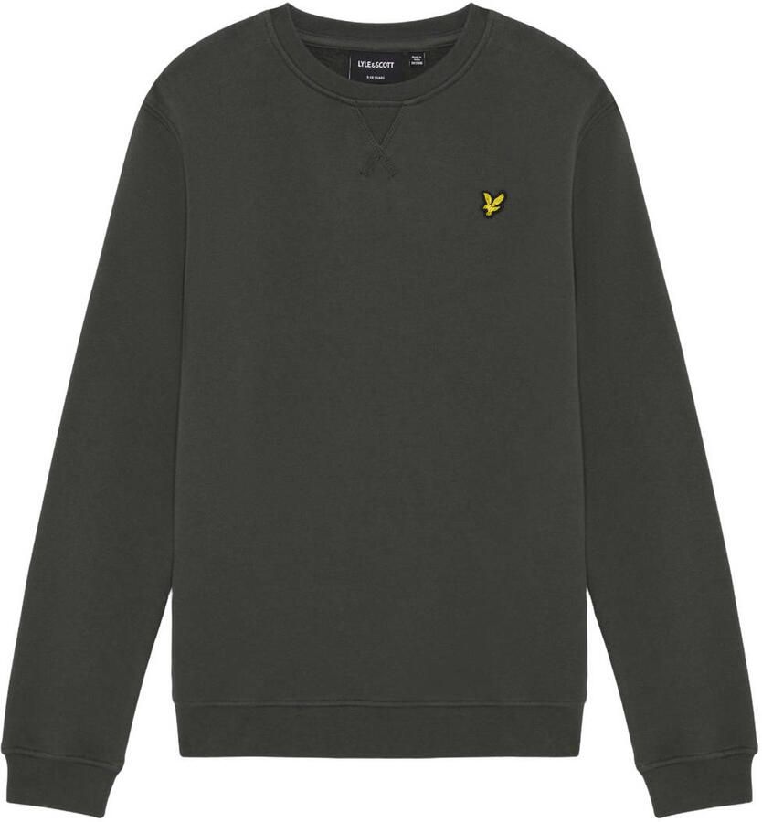 LYLE & SCOTT Jongens Truien & Vesten Brush Back Crew Neck Sweatshirt Donkergrijs - Foto 4