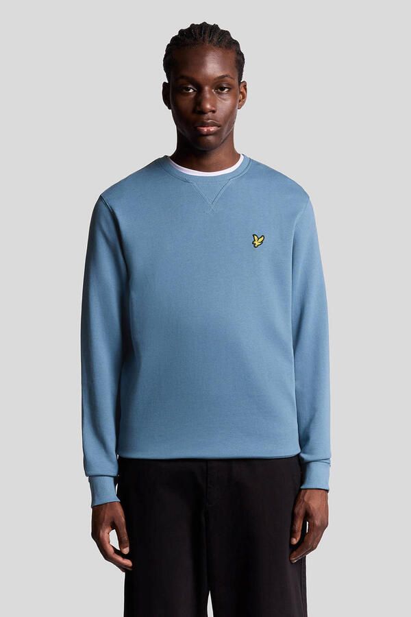 LYLE & SCOTT Heren Truien & Vesten Crew Neck Sweatshirt Blauw - Foto 7