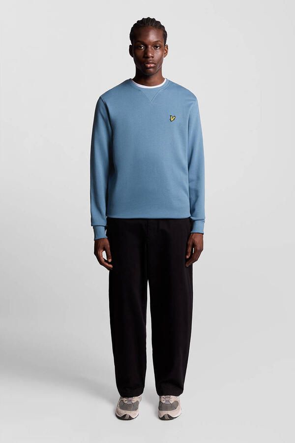 LYLE & SCOTT Heren Truien & Vesten Crew Neck Sweatshirt Blauw - Foto 6