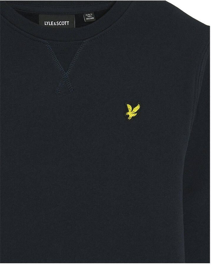 LYLE & SCOTT Jongens Truien & Vesten Brush Back Crew Neck Sweatshirt Donkerblauw - Foto 3