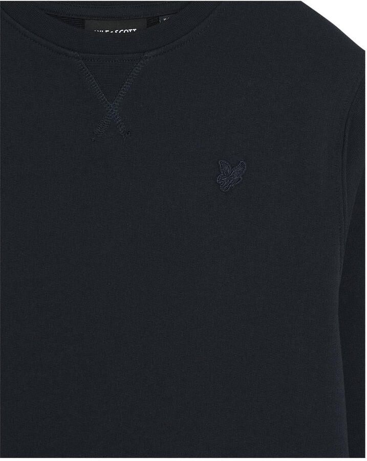 LYLE & SCOTT Jongens Truien & Vesten Tonal Crew Neck Sweatshirt Donkerblauw - Foto 3