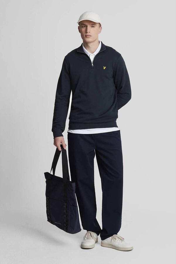 Lyle & Scott Sweater Lyle & Scott ML2022V LOOPBACK QUARTER ZIP SWEAT-Z271 DARK NAVY - Foto 1