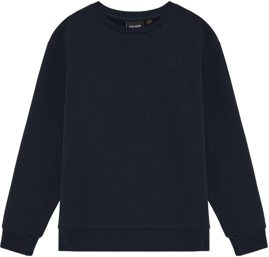 LYLE & SCOTT Jongens Truien & Vesten Heavy Weight Drop Shoulder Crew Neck Bruin - Foto 2
