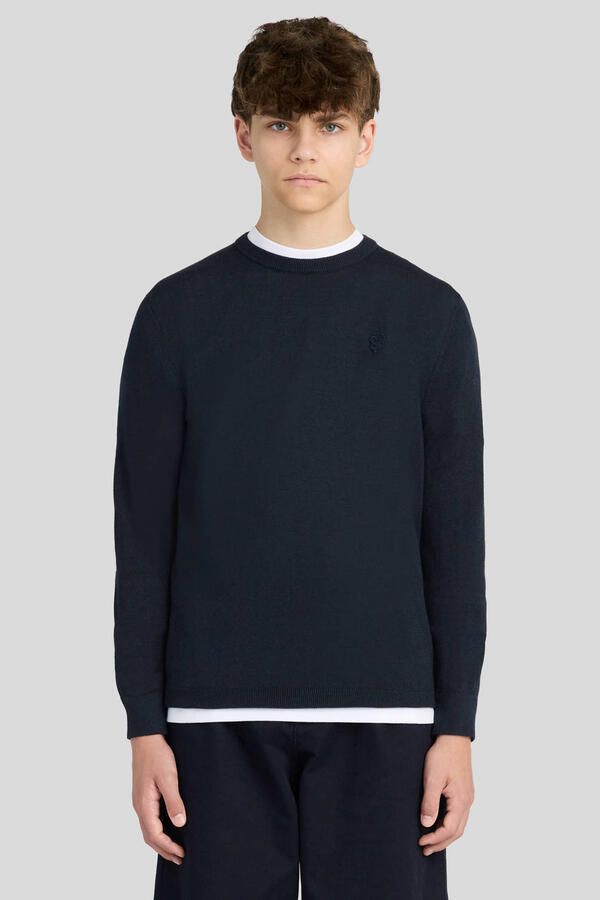 Lyle & Scott sweater donkerblauw