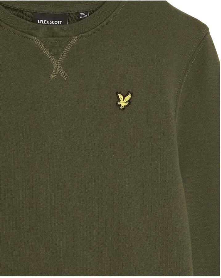 LYLE & SCOTT Jongens Truien & Vesten Crew Neck Sweatshirt Boys Olijf - Foto 3