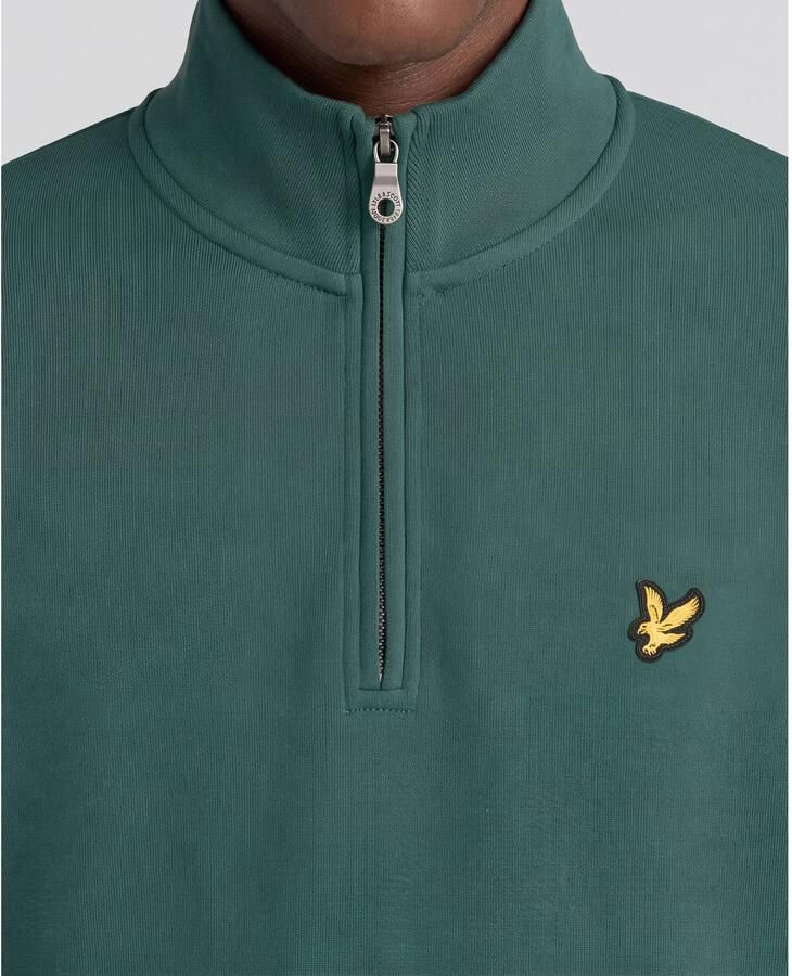 Lyle & Scott Sweater Lyle & Scott Lyle Scott Sweat Half Zip Everglade Groen - Foto 2