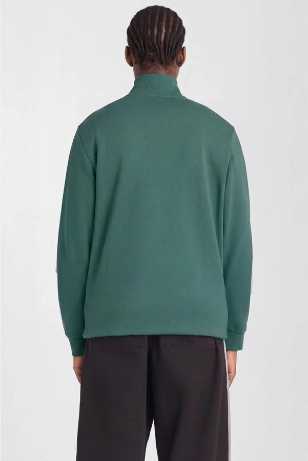 Lyle & Scott Sweater Lyle & Scott Lyle Scott Sweat Half Zip Everglade Groen - Foto 3