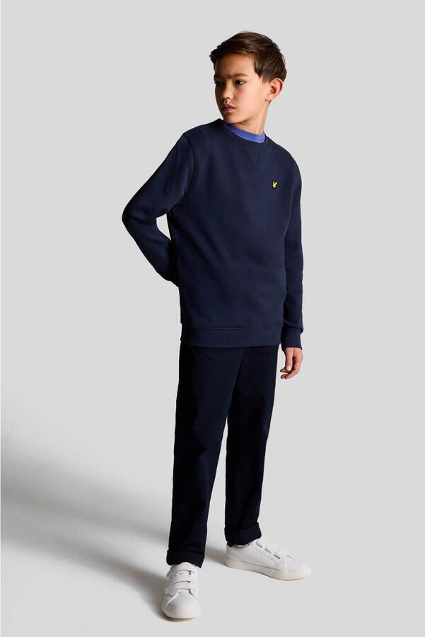 LYLE & SCOTT Truien & Vesten Crew Neck Sweatshirt Donkerblauw - Foto 4