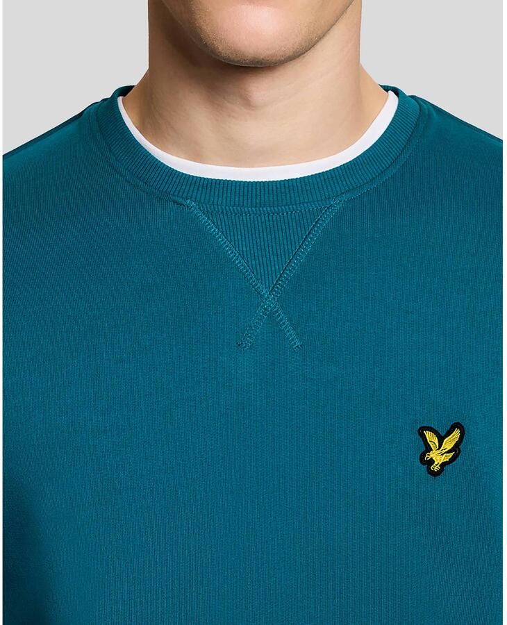 Lyle & Scott Sweater Lyle & Scott ML424VOG CREW NECK-Y134 LAGOON - Foto 2