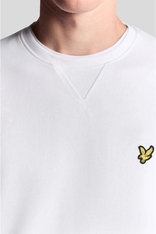 Lyle & Scott Klassieke Katoenen Hoodie met Kangoeroezak White Heren - Foto 3