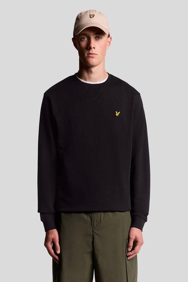Lyle & Scott Klassieke Katoenen Trui in Verschillende Kleuren Black Heren - Foto 7