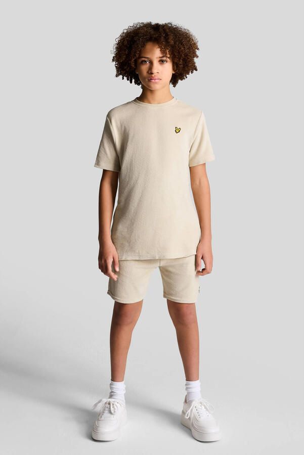 LYLE & SCOTT Jongens Broeken Towelling Short Creme