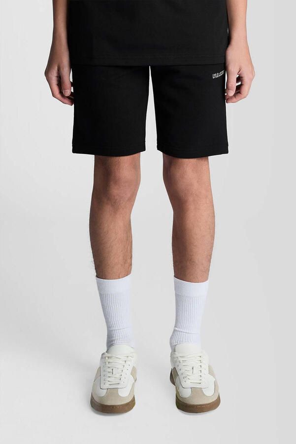 Lyle & Scott sweatshort zwart