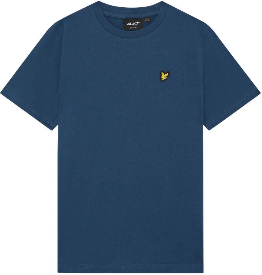LYLE & SCOTT Jongens Polo's & T-shirts Plain T-shirt Donkerblauw - Foto 3