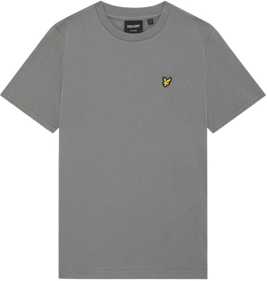 LYLE & SCOTT Jongens Polo's & T-shirts Plain T-shirt Grijs - Foto 3