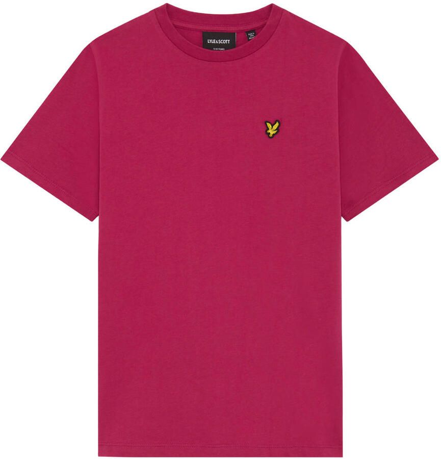 LYLE & SCOTT Jongens Polo's & T-shirts Plain T-shirt Rood - Foto 3