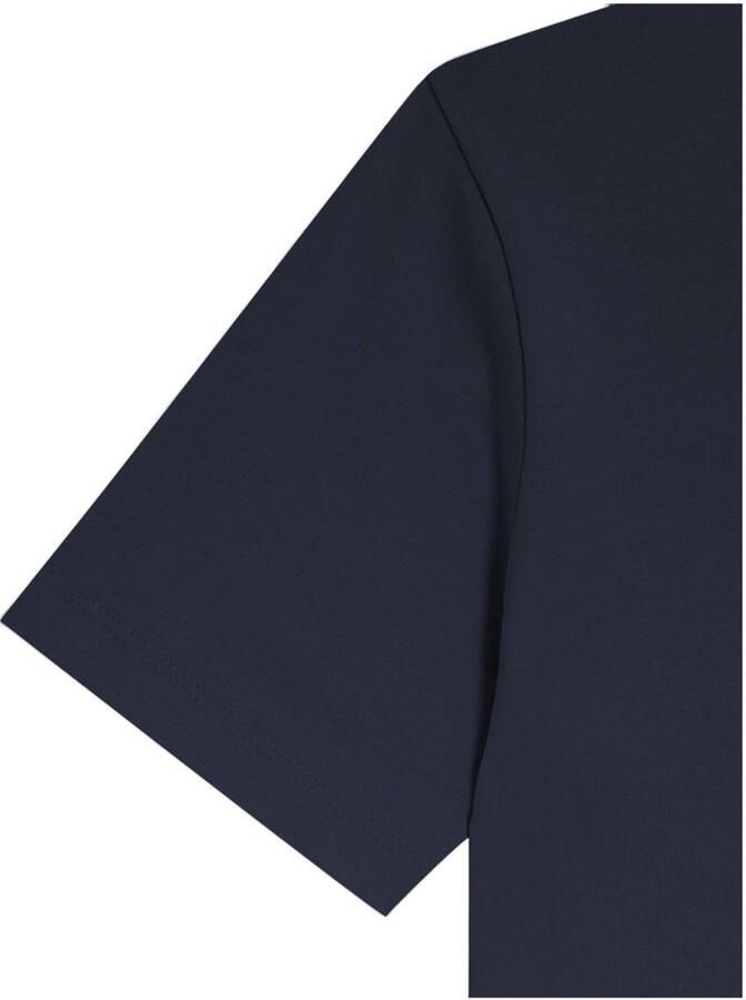 Lyle & Scott T-shirt TSB2000V navy Blauw Jongens Katoen Ronde hals Effen 140 146 - Foto 3