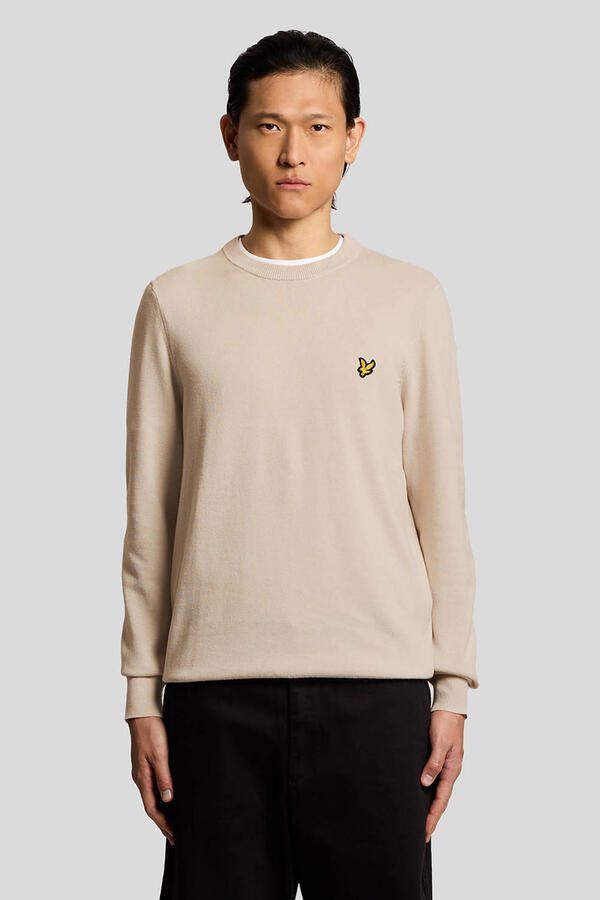 Lyle & Scott Trui Lyle & Scott KN2136V COTTON CREW-W870 COVE - Foto 5