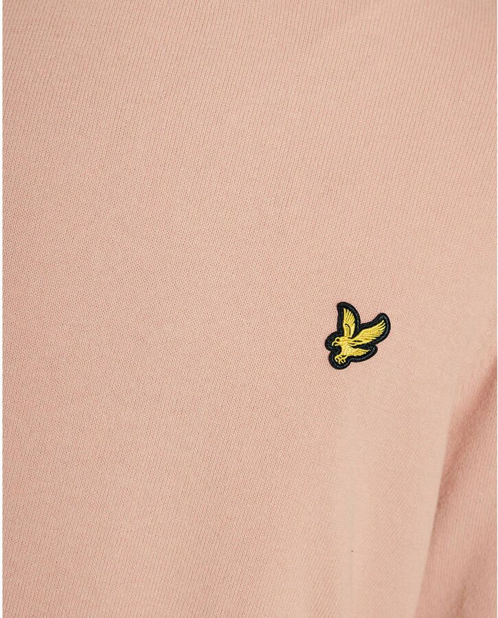 Lyle & Scott trui fijn gebreid lichtroze - Foto 2